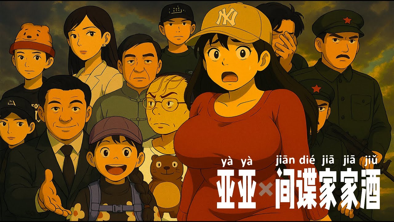 亞亞在台灣 x 間諜家家酒！ 惡搞動畫｜真相｜辱華