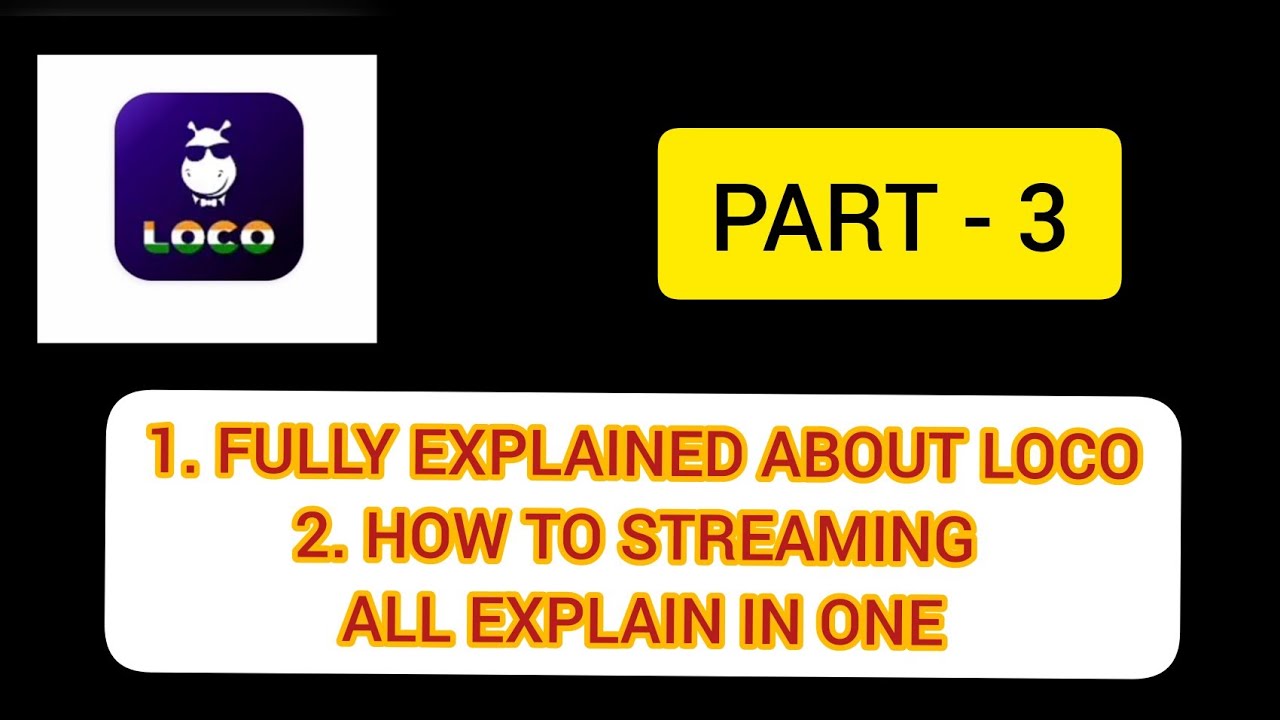 LOCO APP . THE BEST APP FOR STREAMING.