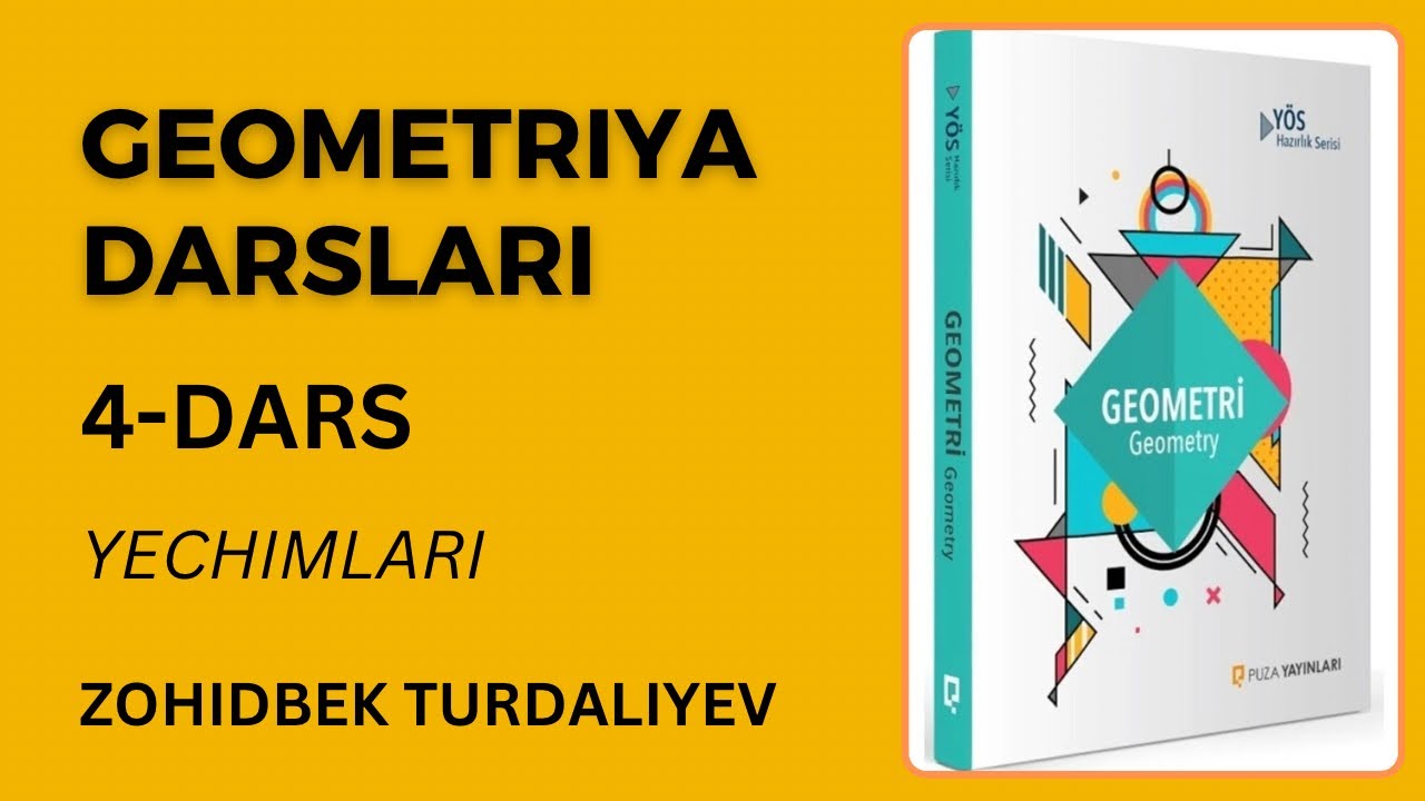 Geometriya darslari. 4-dars yechimlari
