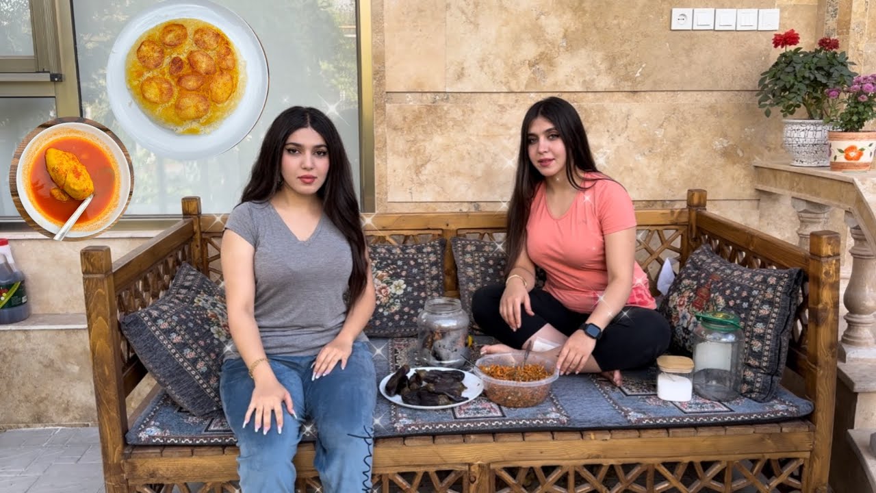 Girls&rsquo; Daily Life in Nature | The Season of Pickling & Cooking Rice and Chicken