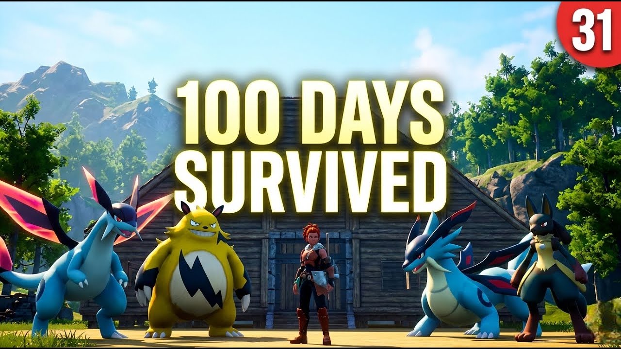 100 Days of Survival in Palworld