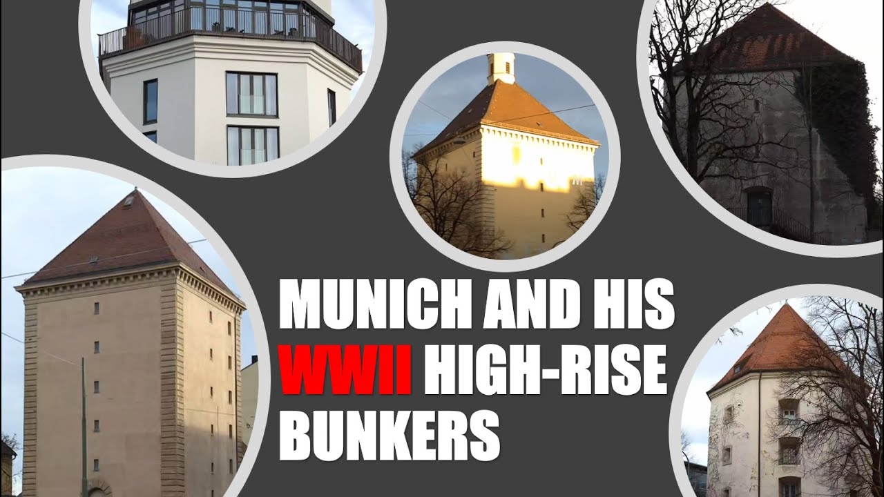What happened to German WWII High-Rise Air-Raid Shelters in Munich? #Munich #WWII #Bunker #Germany