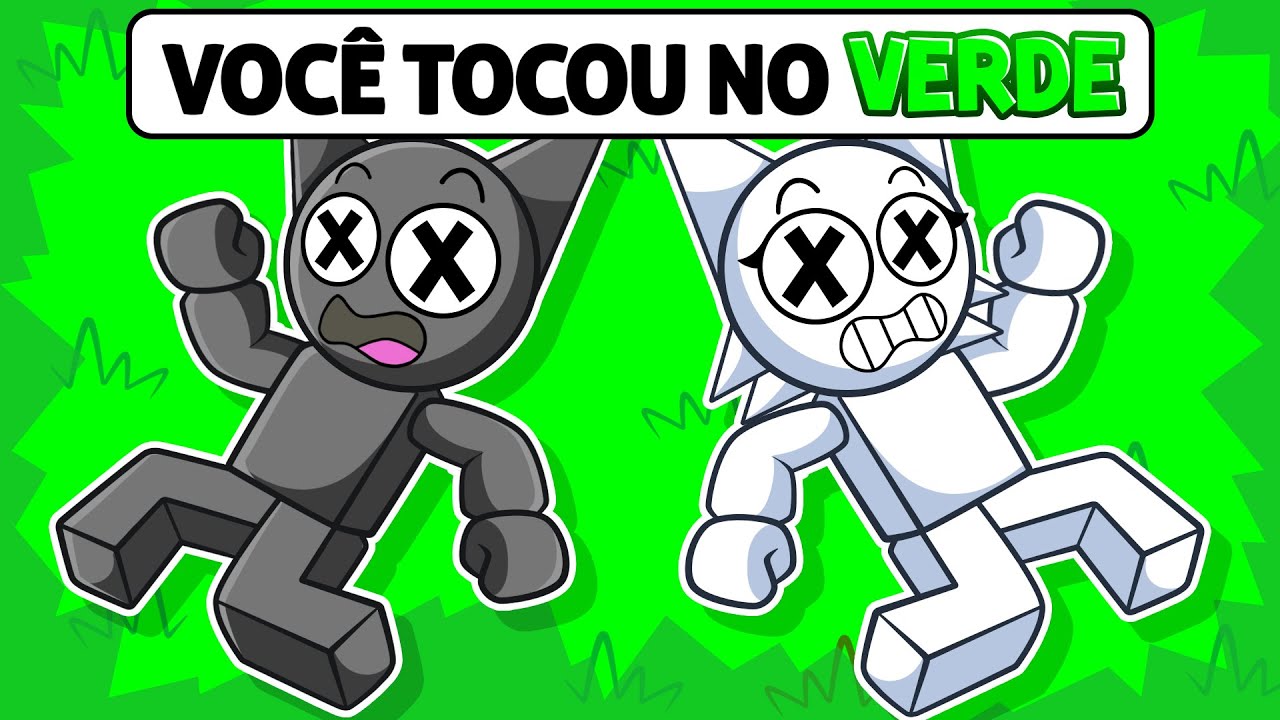 O SPRUNKI NÃO PODE TOCAR NA COR no ROBLOX!!