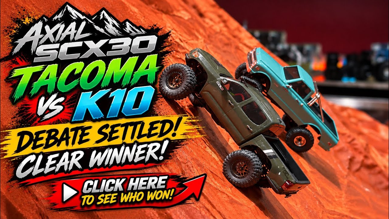 Axial SCX30 Tacoma VS K10.   The Debate has been settled!!!