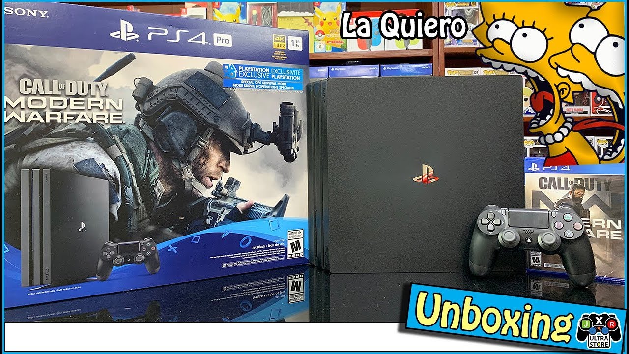 Unboxing Ps4 PRO Edición Call Of Duty Modern Warfare MW El Regalo De Navidad Para Un Gamer - JxR