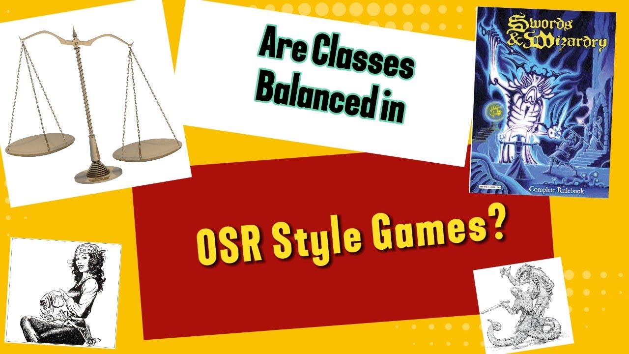 Are Classes Balanced in OSR Games?