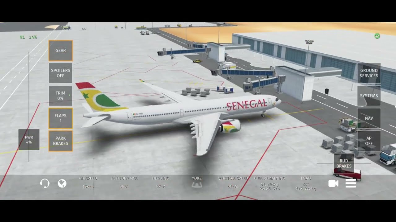 Infinite Flight Air Senegal A330-900 | Free Town Lungi(Sierra Leone) to Blaise Diagne(Senegal)