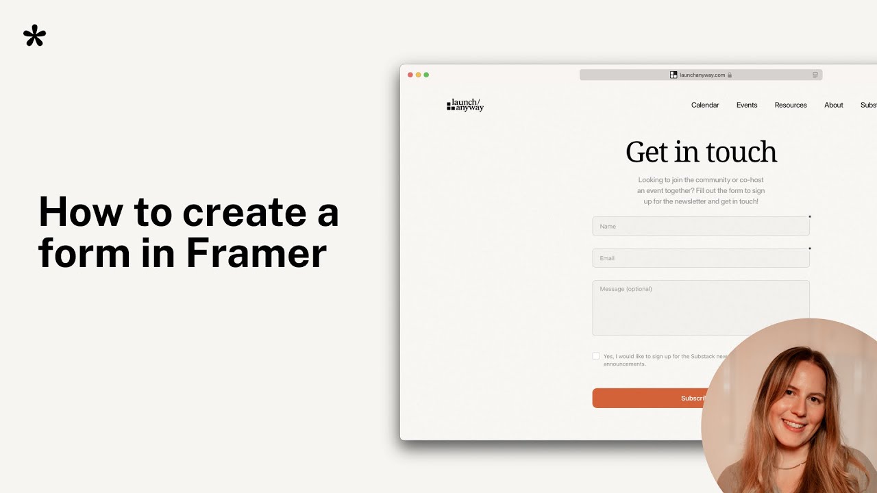 How to Create a Form in Framer (with Tally)