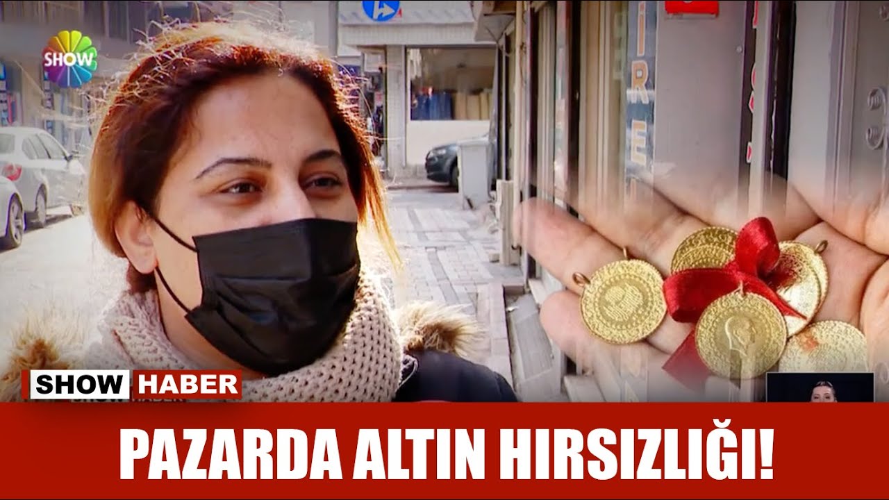 Pazarda altın hırsızlığı!