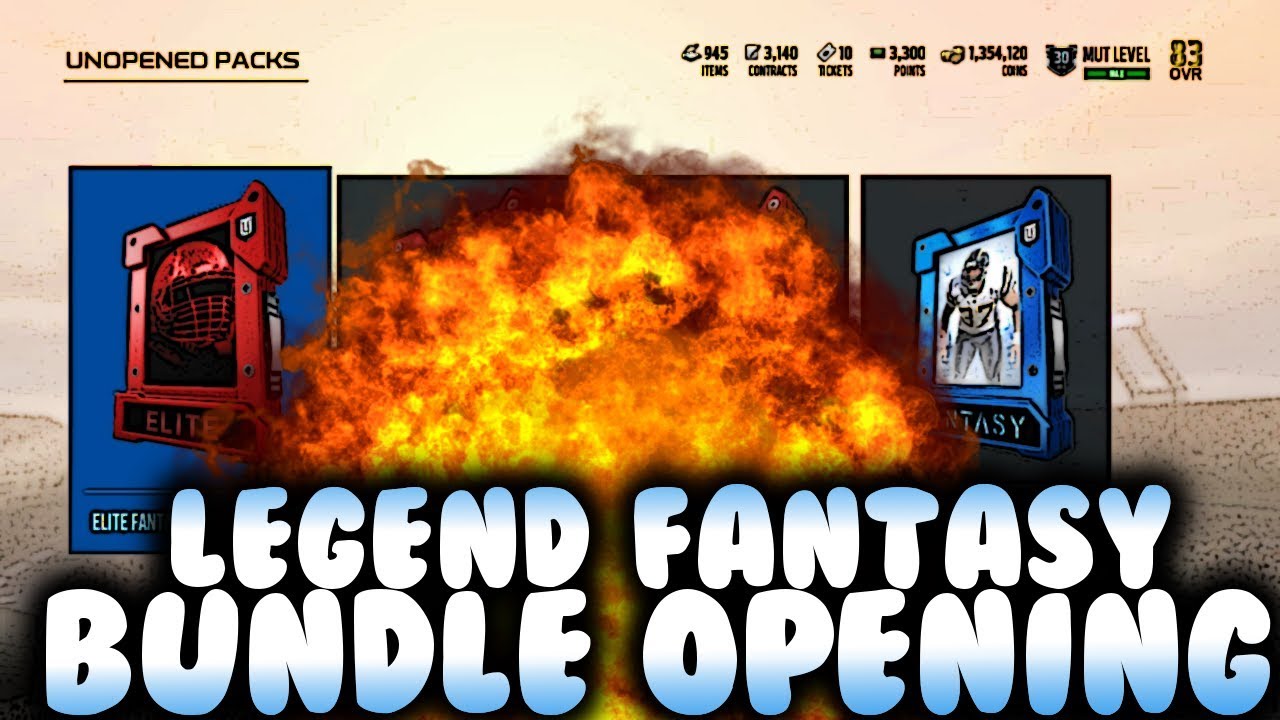 Elites Everywhere Legend Fantasy Pack Opening Madden 18 Ultimate Team