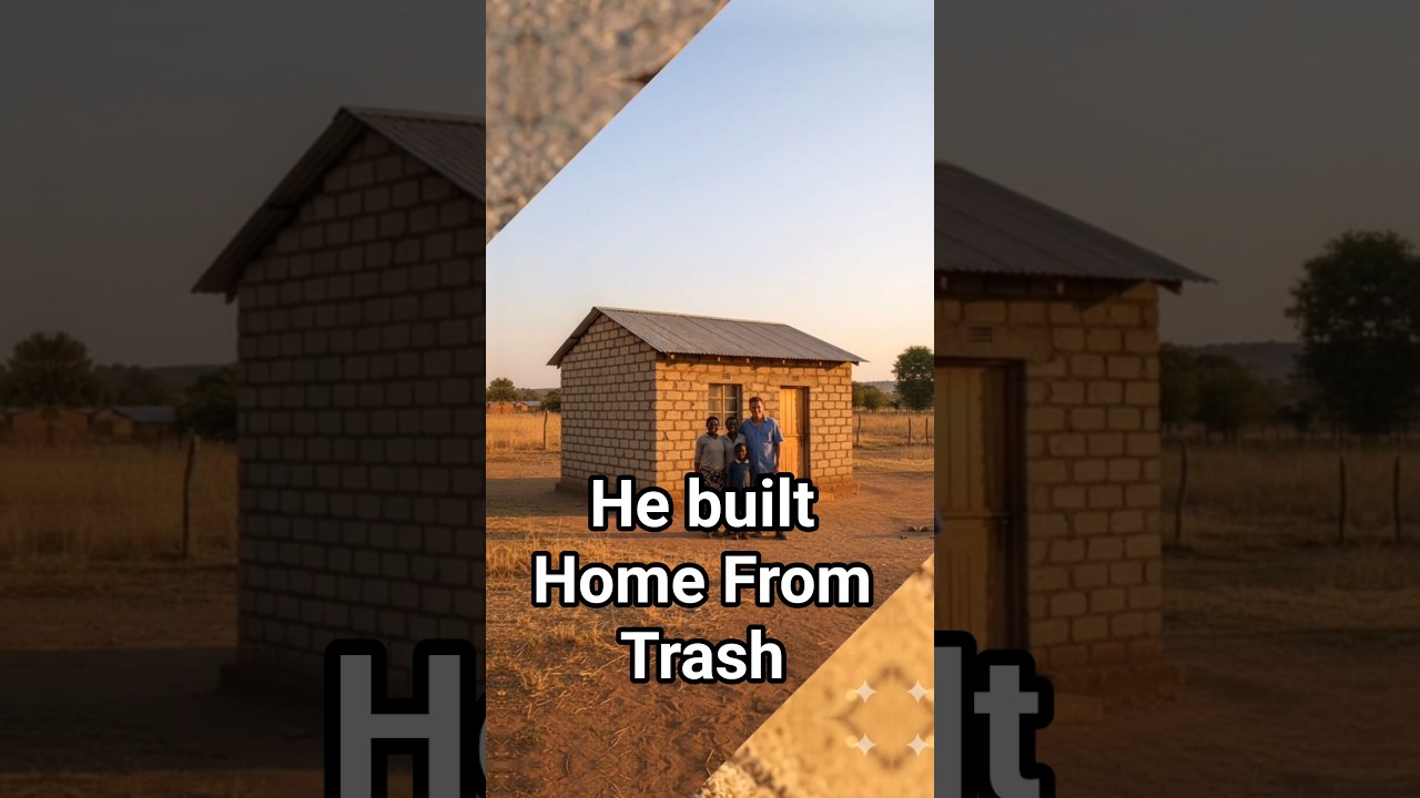 He Built Homes from Trash 💡 | Real Innovation Story&rdquo;#shorts  #motivation #history #inspiration
