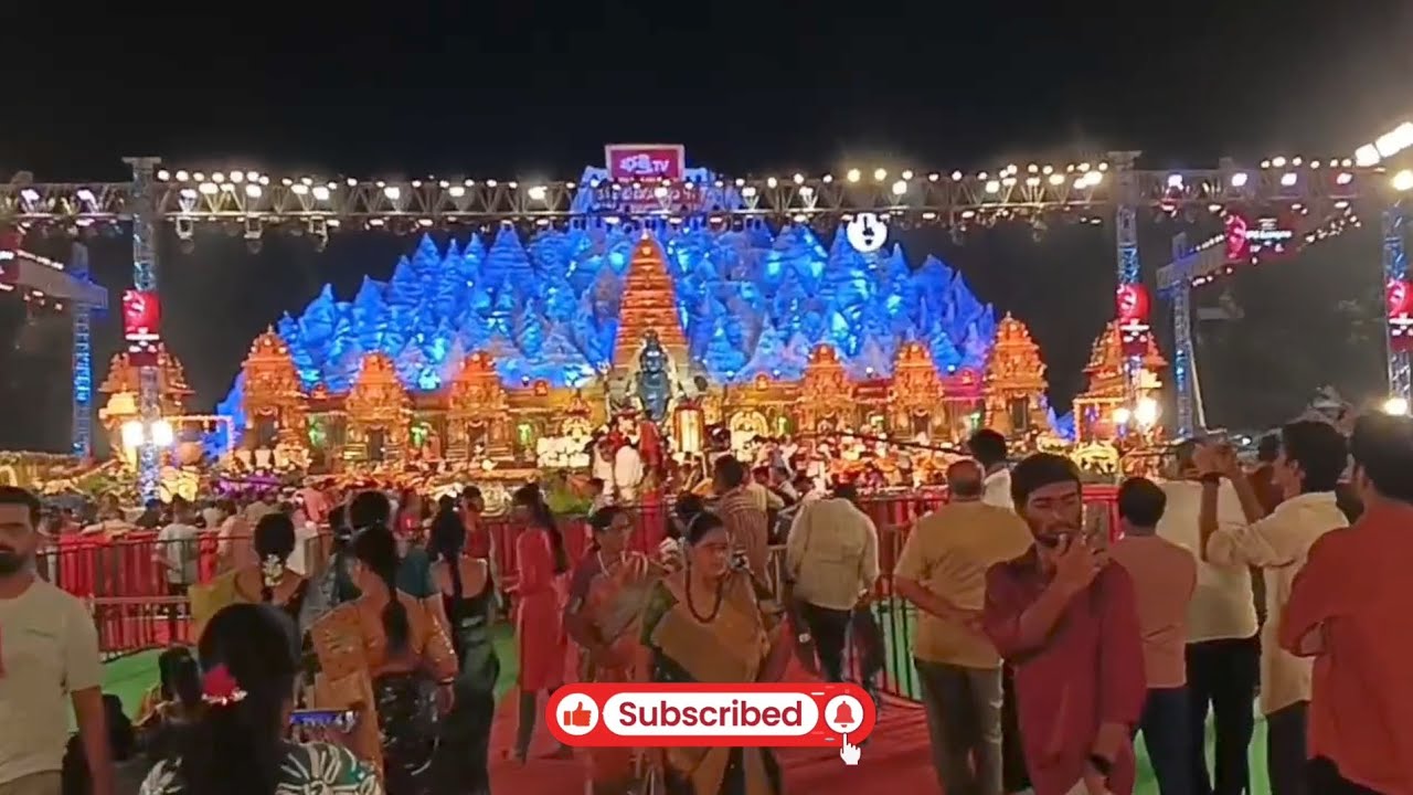 #bhaktiబావంతో నిండి పోయిన ఎన్టీఆర్ స్టేడియం || కోటి దీపోత్సవం || @AJAYRAJUCH 
