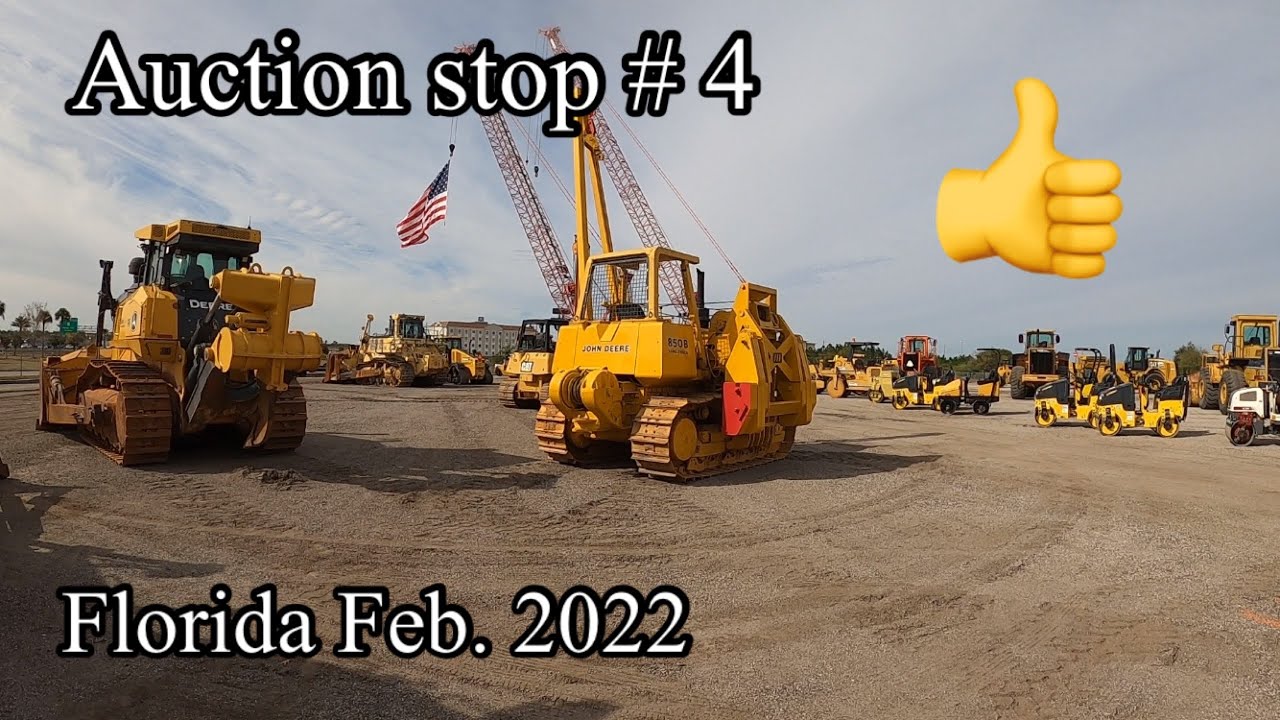 Auction stop #4 at Ritchie Brothers Florida feb 2022