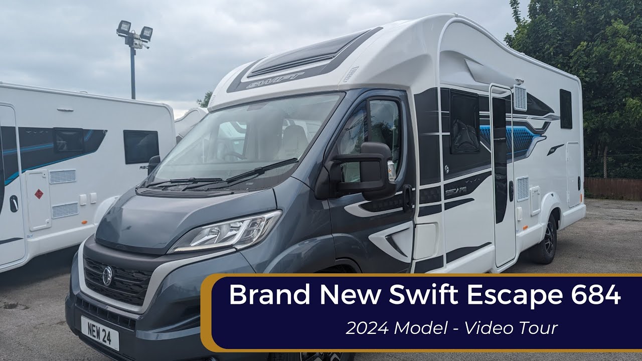 £81,395 Motorhome: BRAND NEW Swift Escape 684 (2024 Model Family Motorhome Video Tour