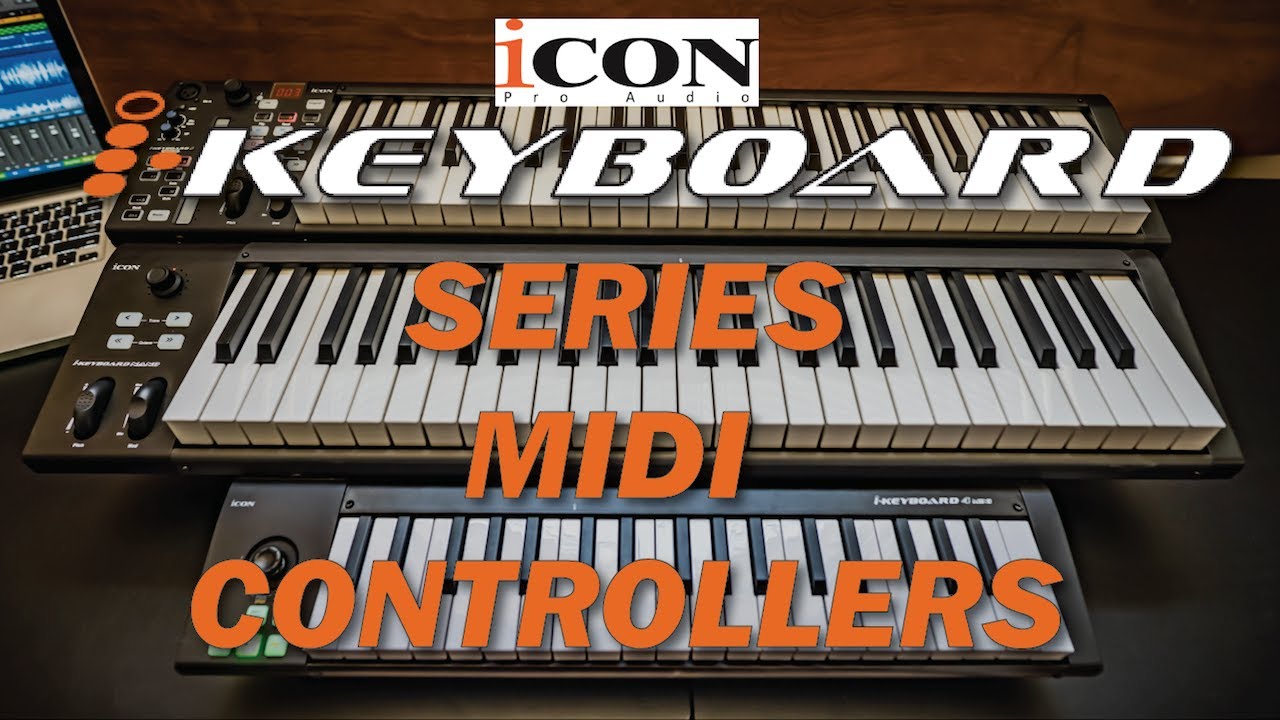 iCON Pro Audio iKeyboard Series MIDI Controllers Overview - YouTube