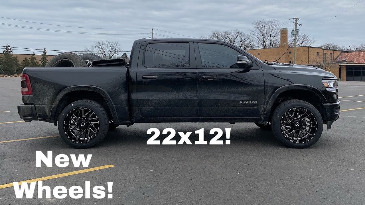 My New 22x12 TIS Wheels for my 2020 Ram 1500