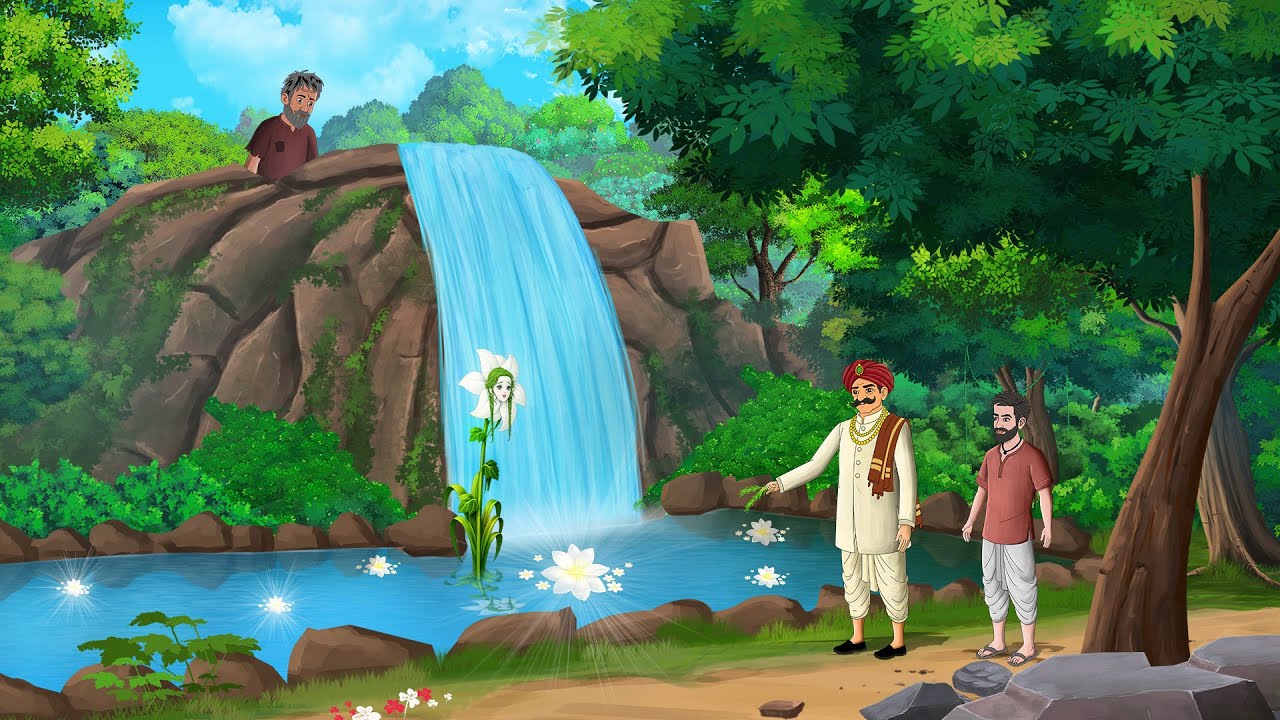 चमेली के फूल का अनोखा रहस्य | Jahreela Talab | cartoon | moral story | Hindi Kahani