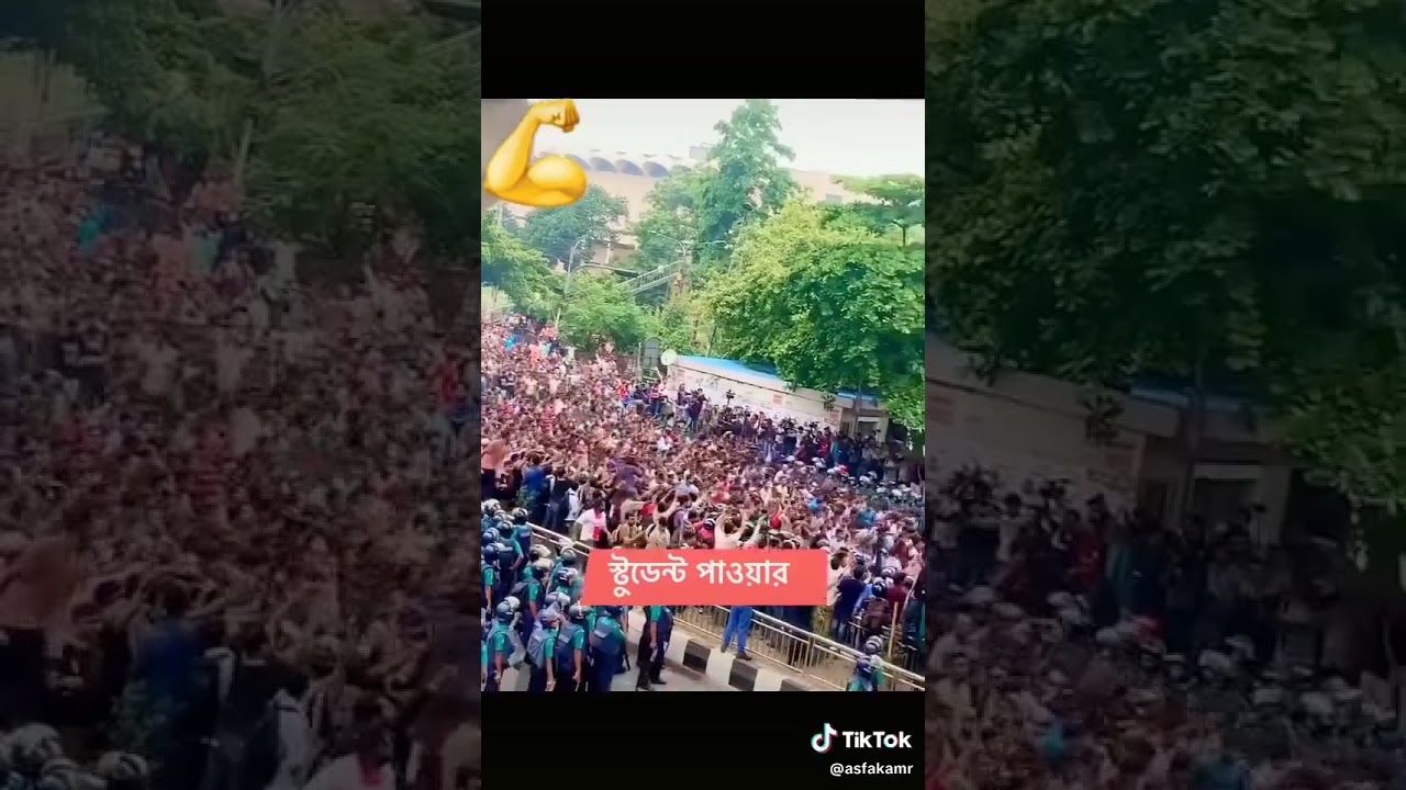 Students protest Bangladesh 🇧🇩 #studentprotest #savestudents #students #shorts