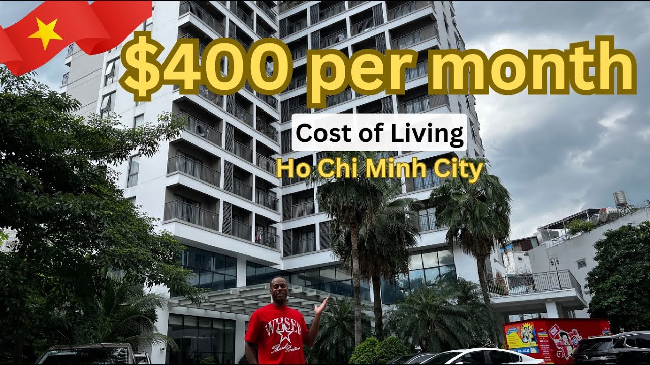 Cost of living in Ho Chi Minh City 2025, Vietnam Apartment Tours - Only $400 per month!