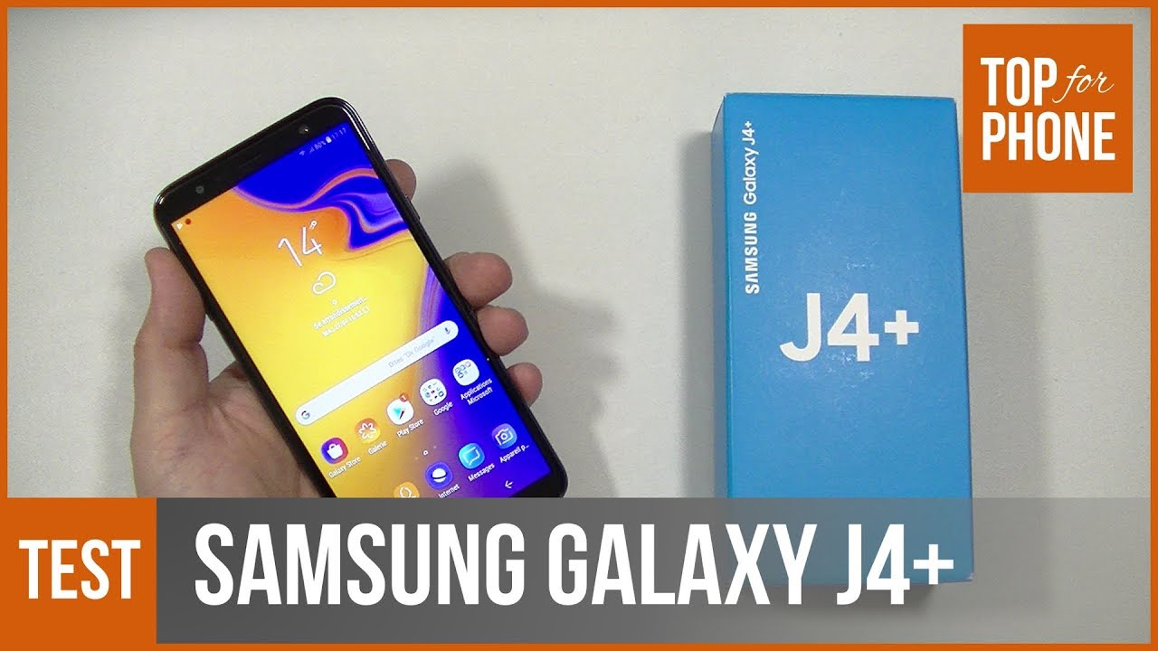 SAMSUNG GALAXY J4+ - test par TopForPhone