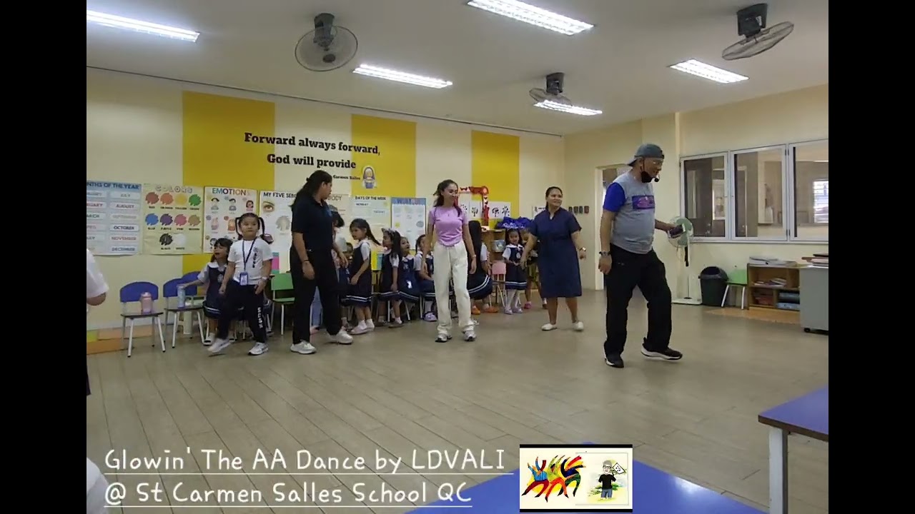 Glowin' The AA Dance by LDVALI @ St. Carmen Salles School 