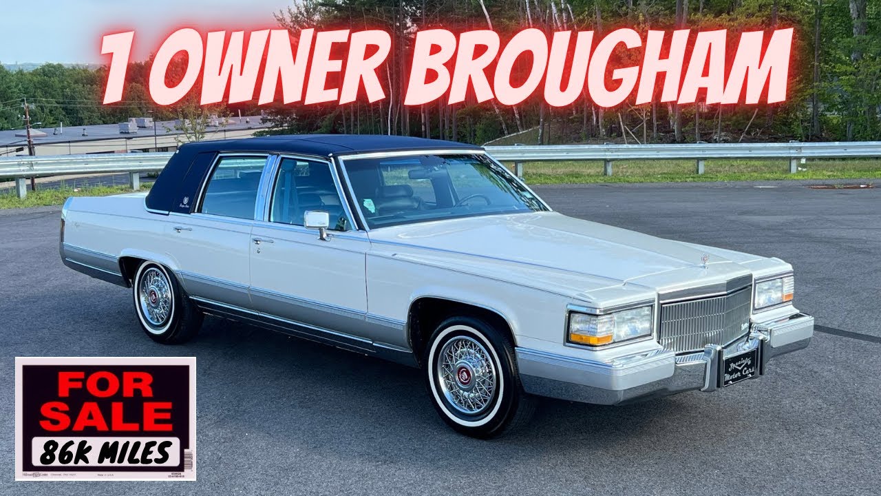 CUSTOM 1992 Cadillac Brougham 1 Owner FOR SALE by Specialty Motor Cars 86k Miles