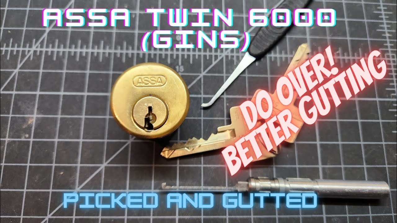 Redo ASSA Twin 6000 (gins) Picked and Gutted (betterer) - LPU Black Belt