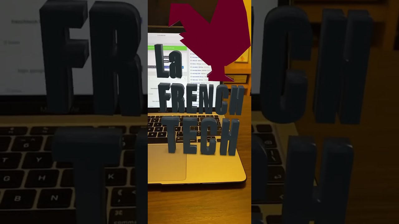 FrenchTech 3D logo designed with AR Logo by AR Code | ar-code.com