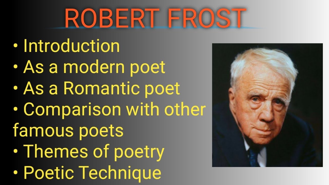 Robert Frost as a Modern Poet||Robert Frost writing style,themes,Poet of Nature