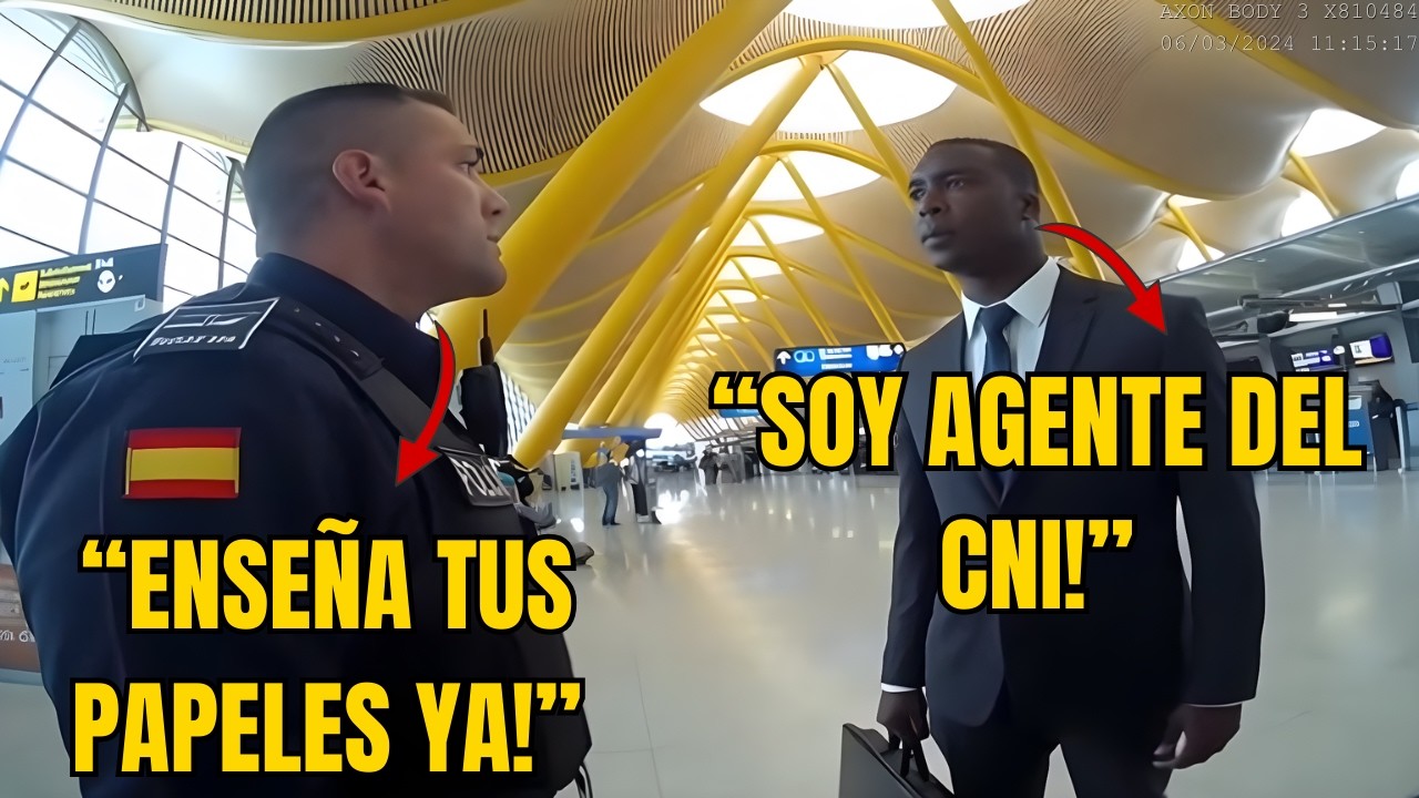 Policía Humilla a Hombre Negro en Aeropuerto – Resulta Ser AGENTE CNI, Demanda de 6M€