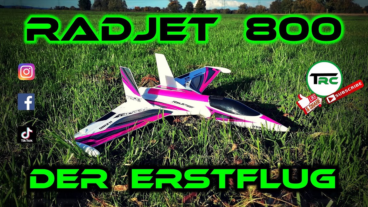 Radjet 800 von HobbyKing - Teil 2 - Erstflug | Maiden Flight