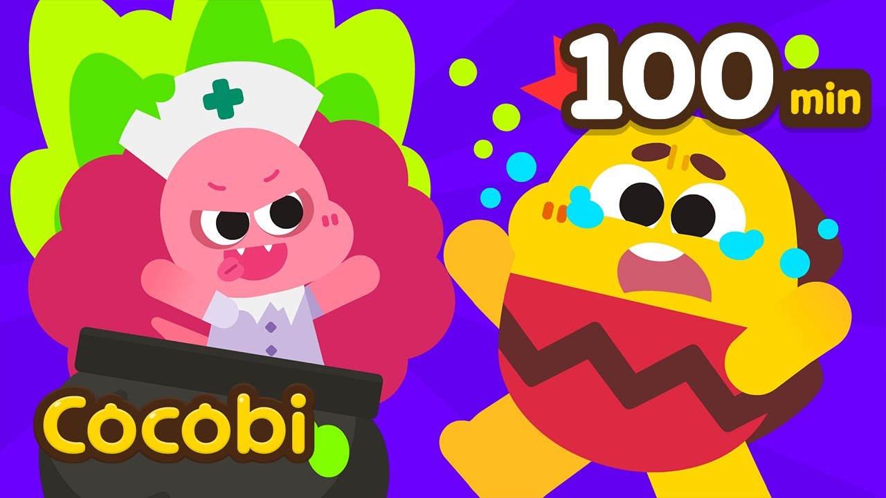 ¡Canción De Halloween!😈Compilación | Escóndete del Monstruo, Monstruo Hospital | Kids Song | Cocobi