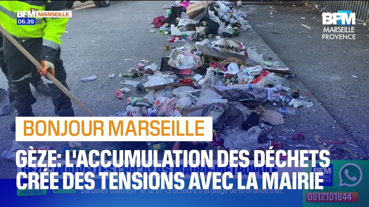La mauvaise gestion des déchets à Marseille crée des conflits