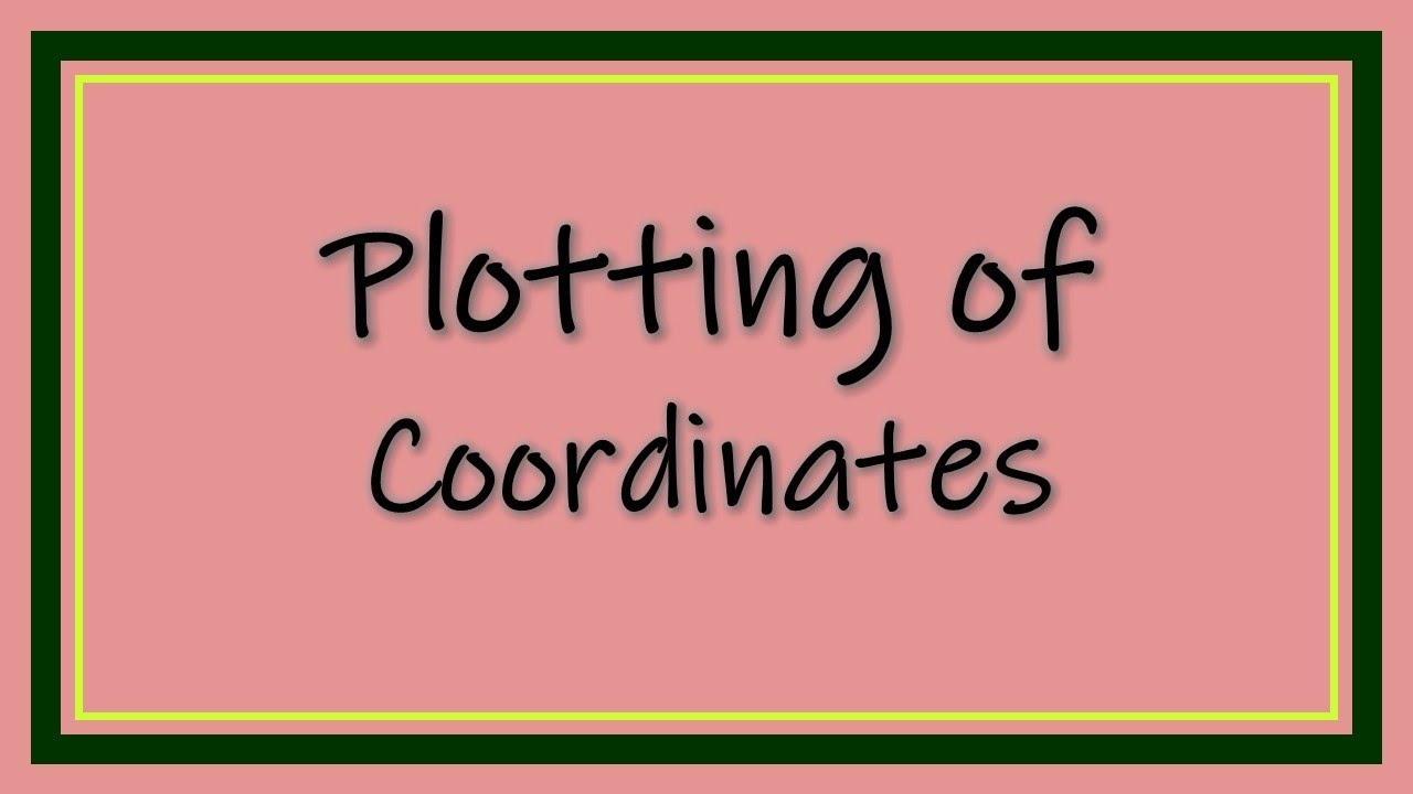 Plotting of Points