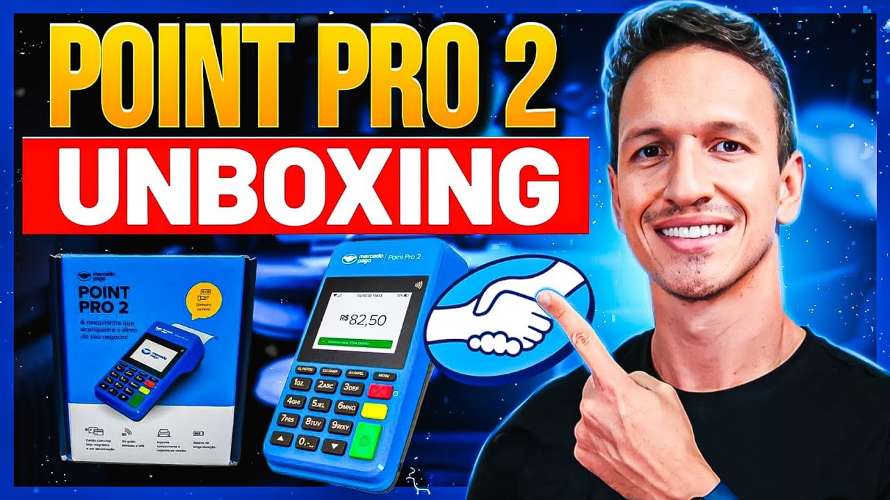 UNBOXING Point PRO 2 do Mercado Pago - ATIVAÇÃO e FUNÇÕES