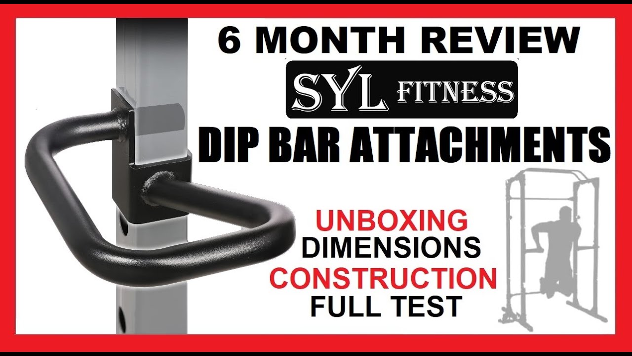 ПОЛНЫЙ ОБЗОР креплений для штанги SYL Fitness Dip Bar для силовой рамы с трубой 2
