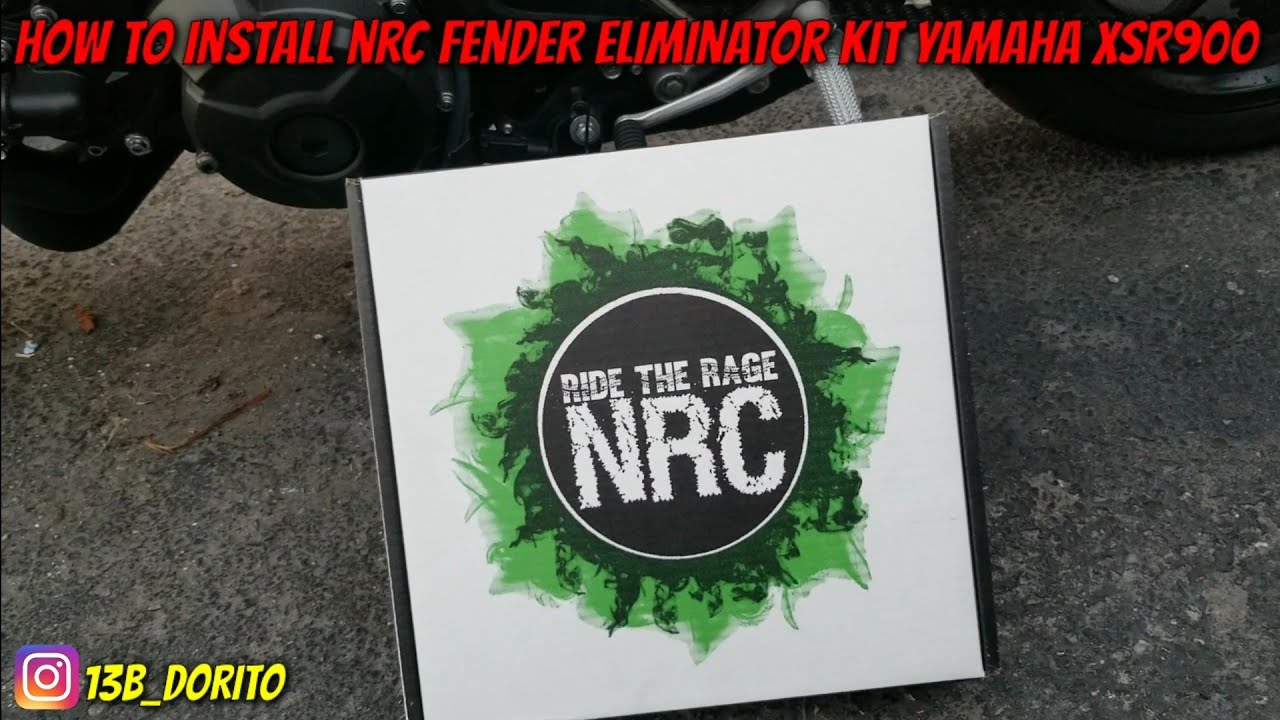 YAMAHA xsr900 New Rage Cycle NRC nrc fender eliminator kit installation
