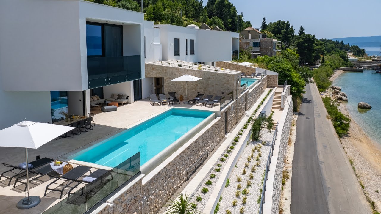 Beachfront Villa Cordelia with Pool  Omis Area, Croatia