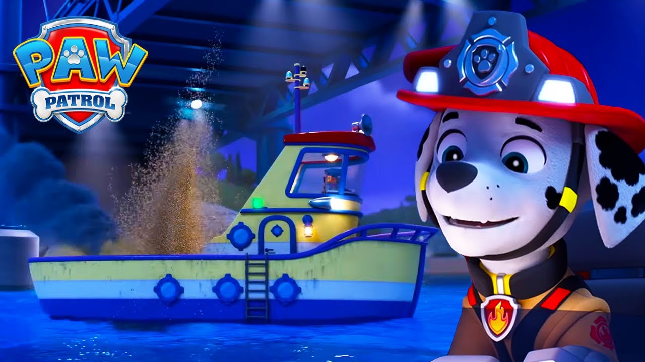 حريق على السمكة المفلطحة! 🔥🐶 مارشال يهبّ للإنقاذ! | الدوريات الصغيره | Paw Patrol Arabic | تجميع