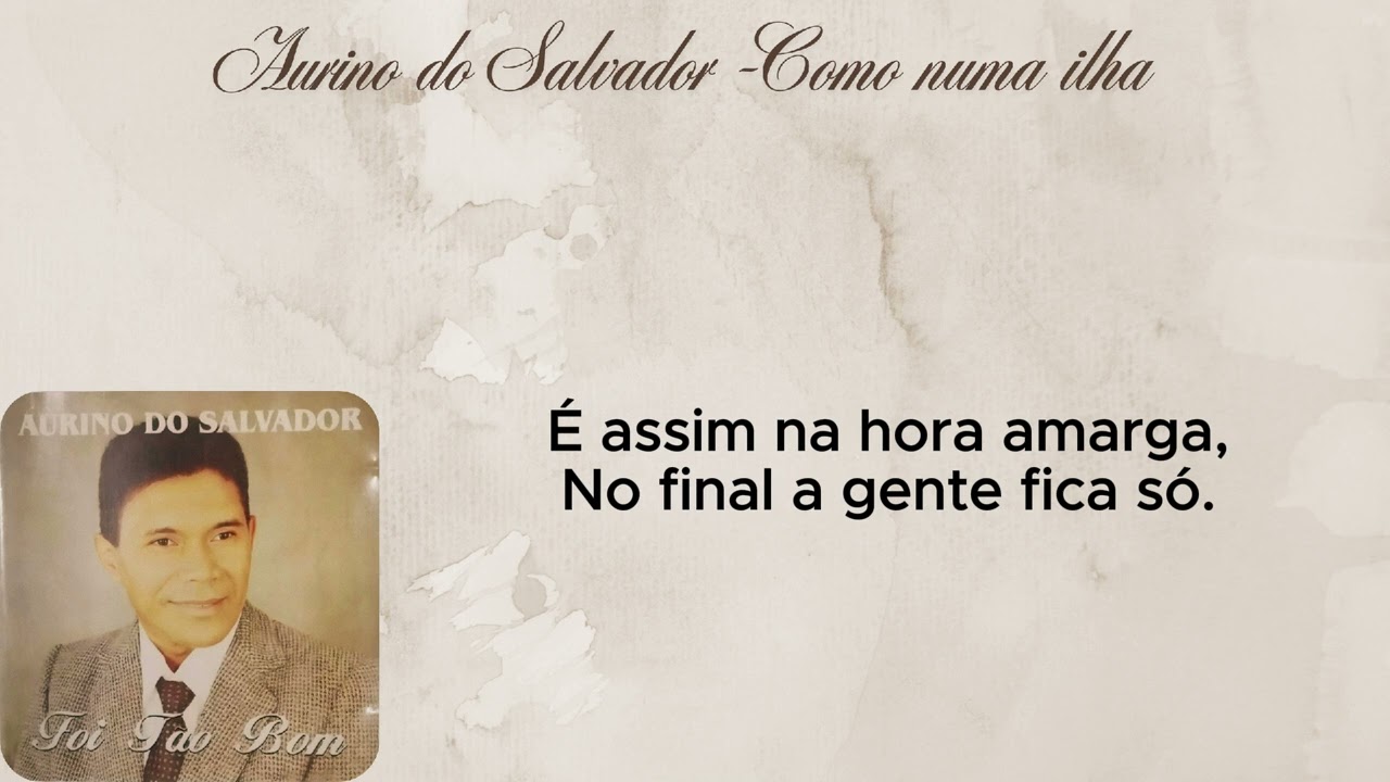 Como Numa Ilha - Playback Legendado