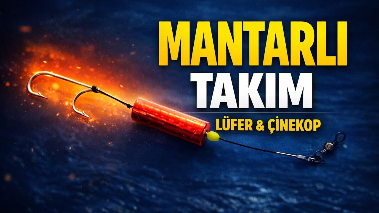 Lüfer ve Çinekop Takımı Nasıl Yapılır? | Çelik Telli İki İğneli Mantarlı Lüfer Takımı 🎣