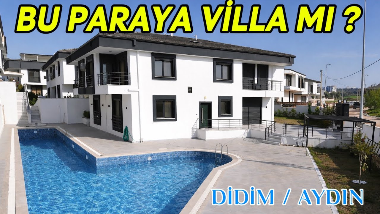 Dairelerden Daha Uyguna Havuzlu Sitede Satılık Sıfır 3+1 Villa | No:504