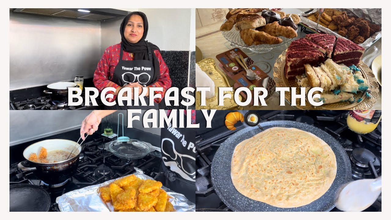 BREAKFAST FOR THE FAMILY | FAMILY TIME | FAMILY BREAKFAST | BREAKFAST 🍳🥐🧇