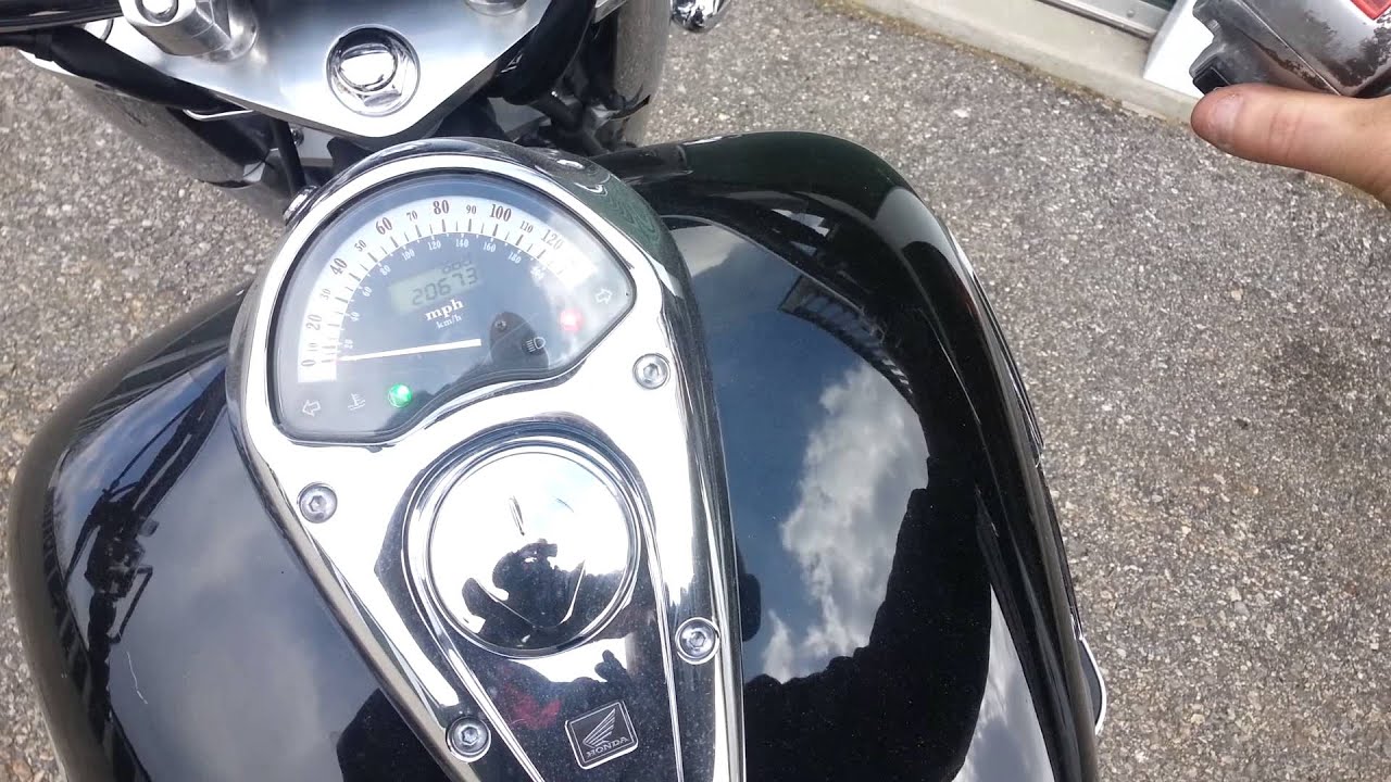Motorcycle first start of the year. Honda vtx1300