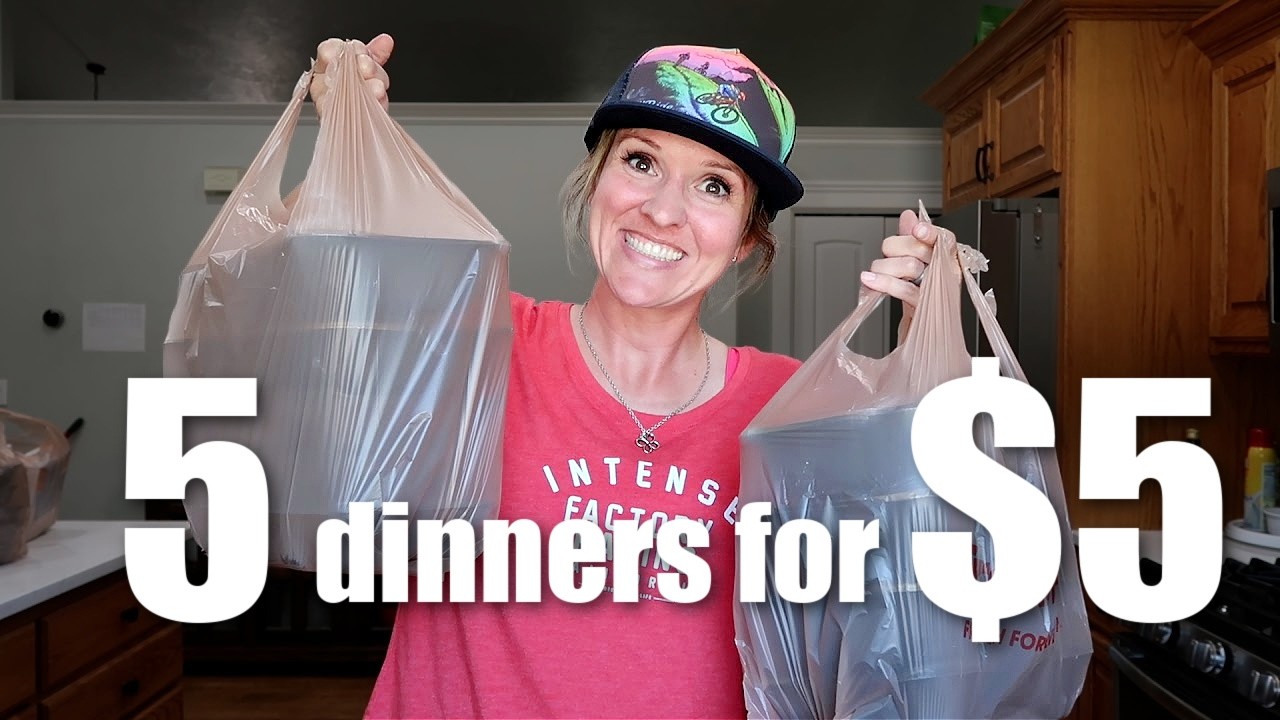 $5 DINNERS | FIVE Quick & Easy Cheap Dinner Recipes Made EASY! | Frugal Fit Mom