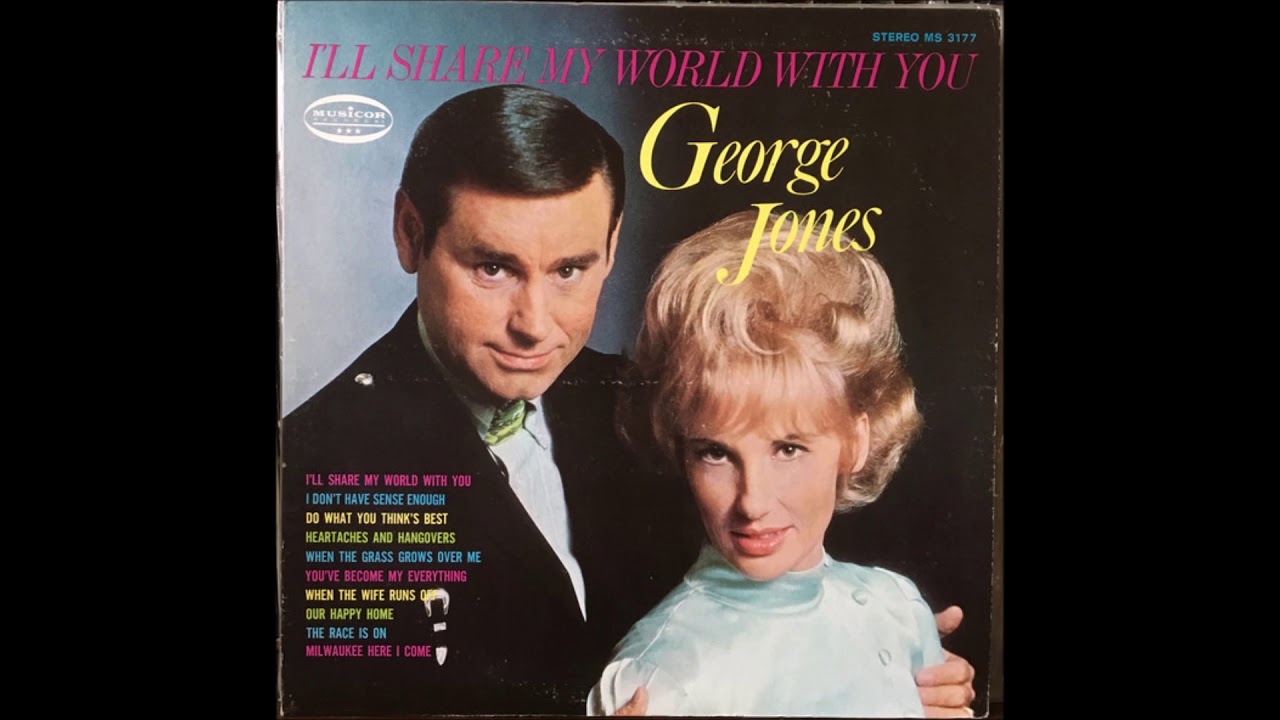 George Jones I'll Share My World With You - Reel to Reel 3 3/4