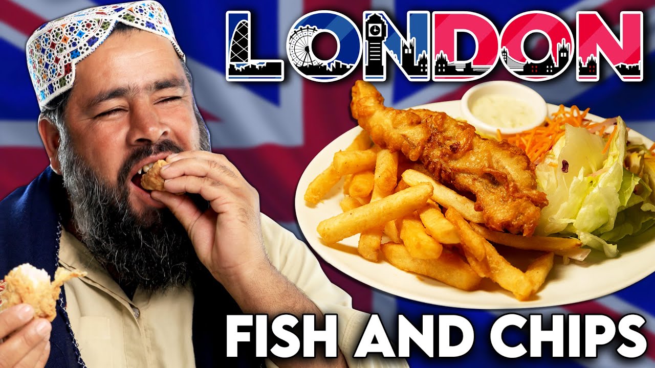 Tribal People Try London Fish and Chips For The First Time