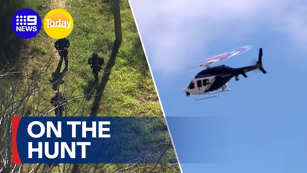 Police on the hunt for Sydney gunman at large | 9 News Australia