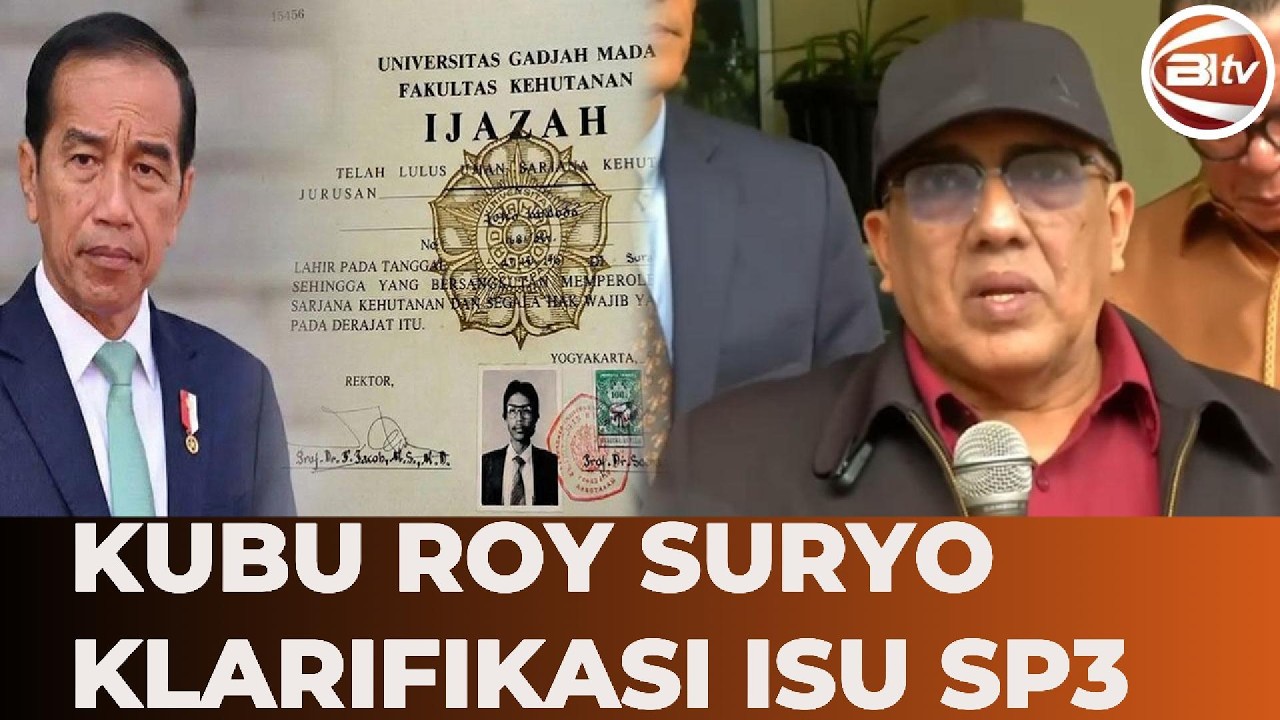 Kubu Roy Suryo Tegaskan Tidak Ajukan SP3, Ini Isi Tiga Poin Suratnya