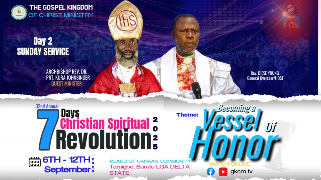 REVOLUTION 2025 - DAY 2  - ARCHBISHOP REV. DR. PRT. JOHNSINGER KURA